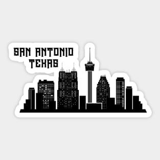 San Antonio Texas skyline Sticker